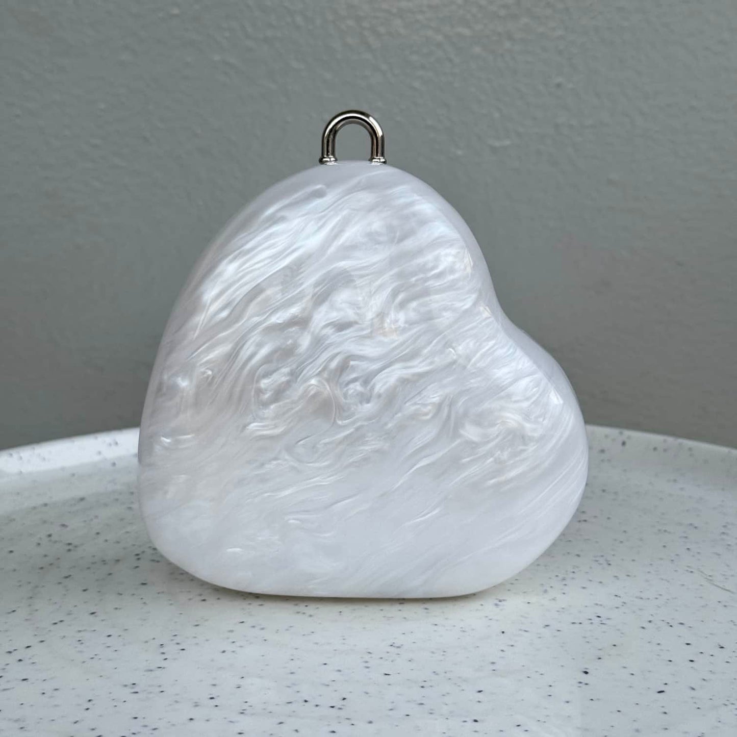 Mini Heart Acrylic Clutch