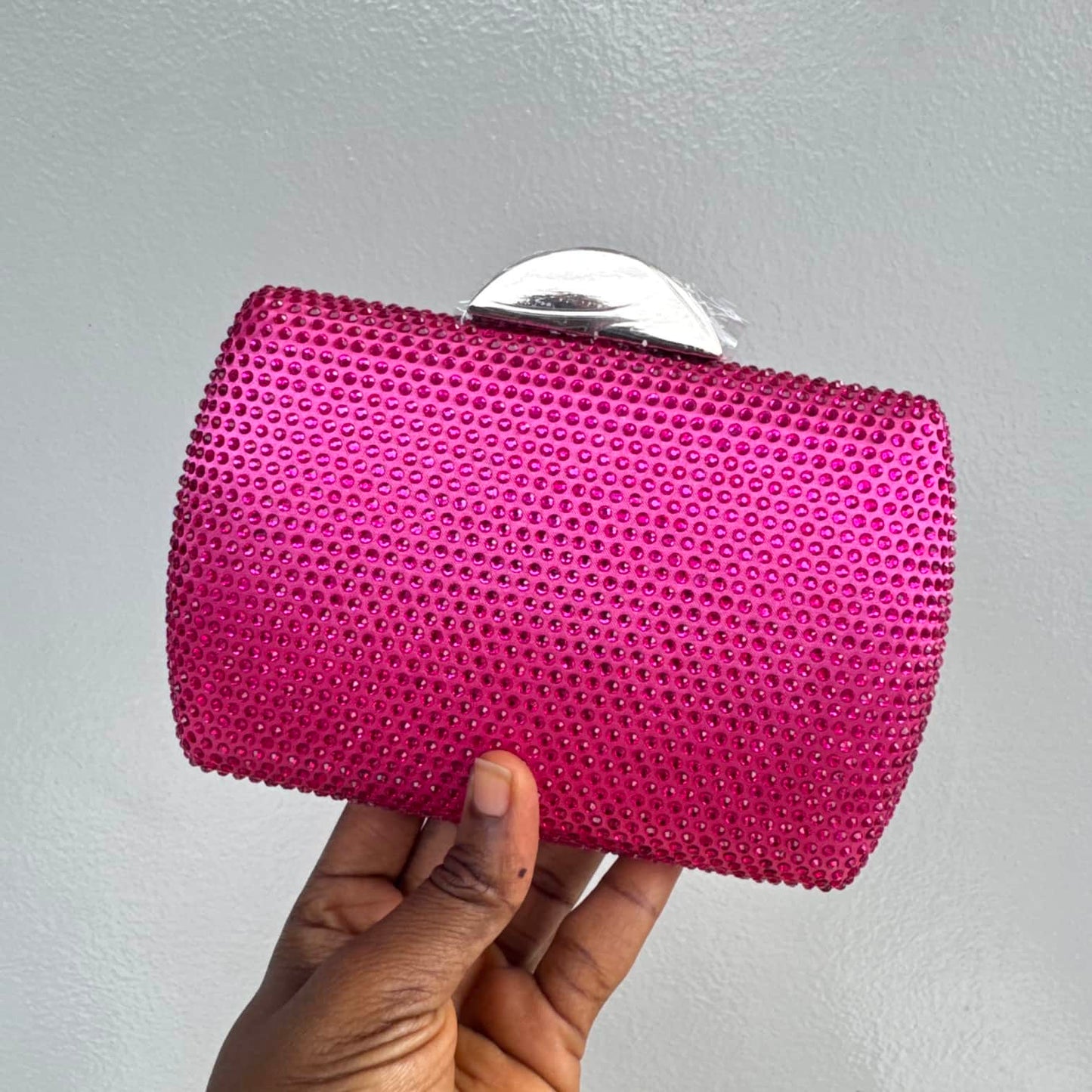 Nina Fully Embellished Rhinestone Clutch Purse