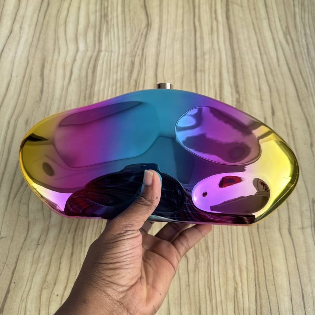 Stylish Acrylic Mirror Clutch Purse