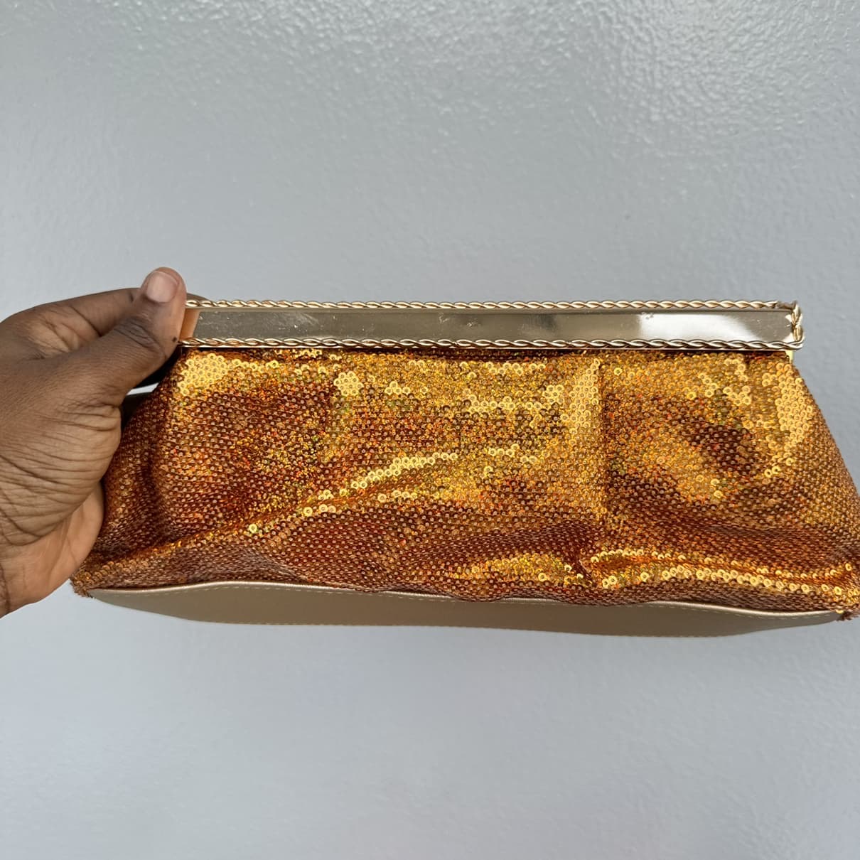 Sequin Pillow Clutch