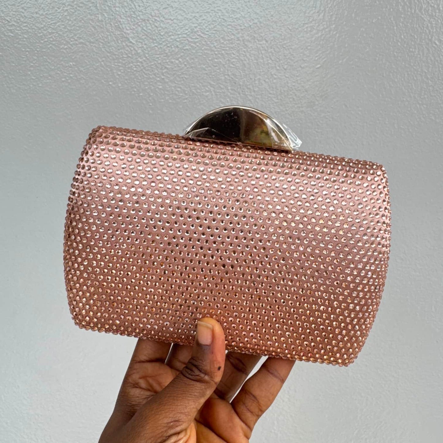 Nina Fully Embellished Rhinestone Clutch Purse