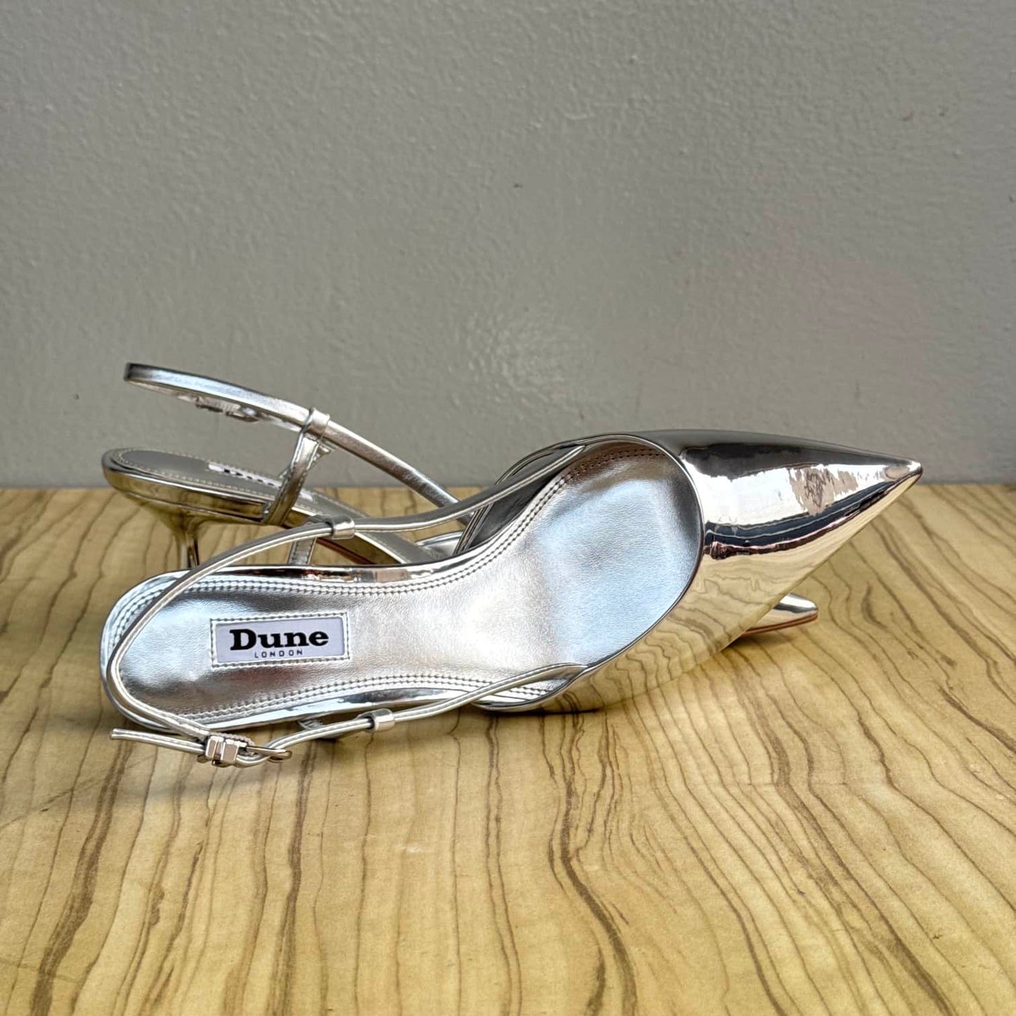 Dune London Patent Slingback Kitten Heel - Size 38, 39, 40