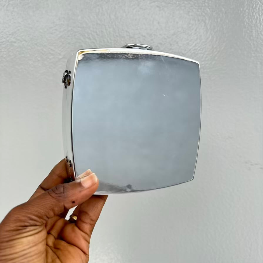 Mini Acrylic Square Mirror Clutch Purse