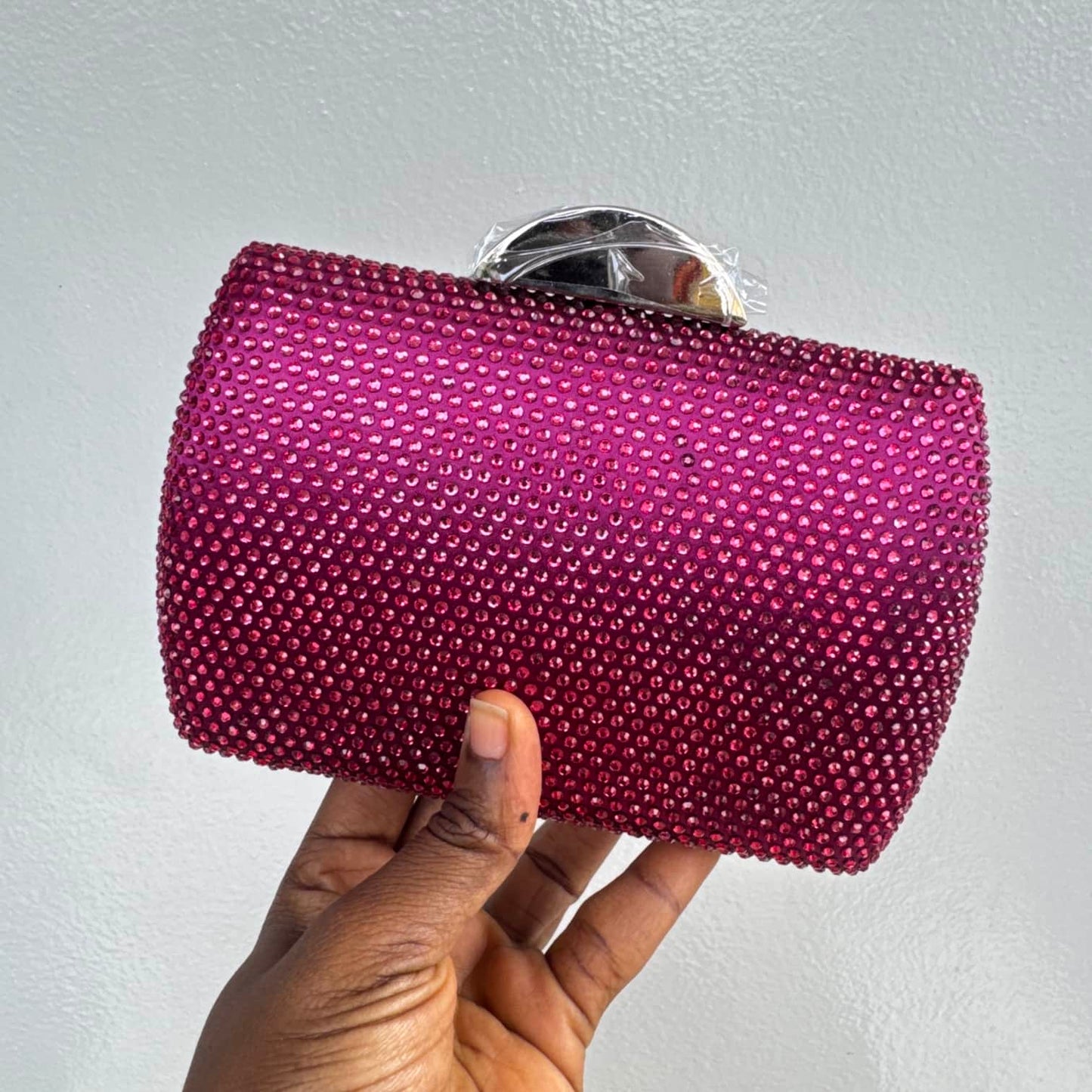 Nina Fully Embellished Rhinestone Clutch Purse