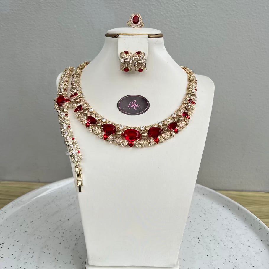 Statement Occasion Cubic Zirconia Jewelry Set