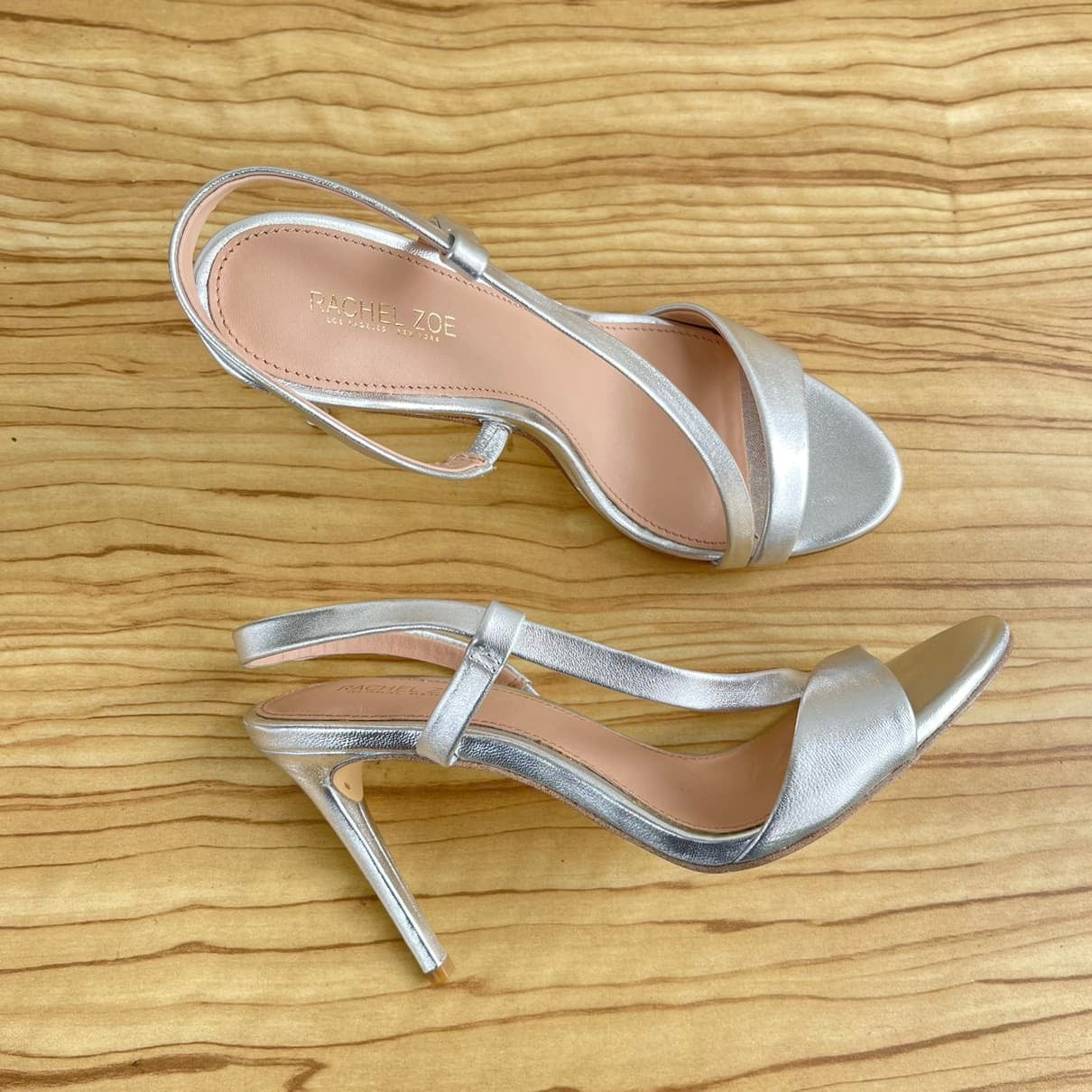 Rachel Zoe Leather Slingback Heel Sandals- Size 37