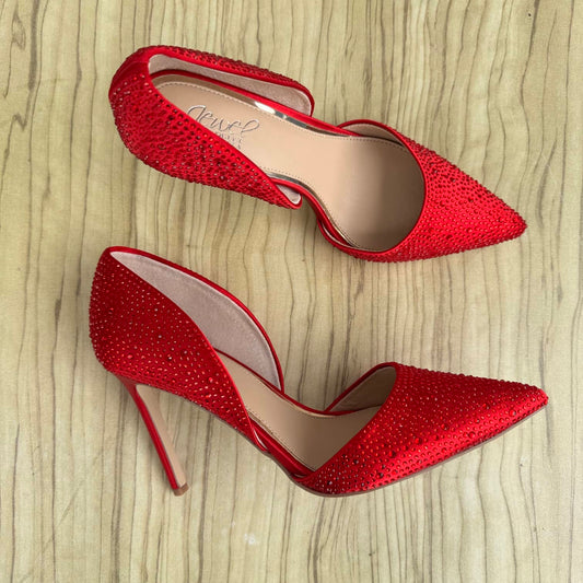 Jewel Badgley Mischka Justise D’Orsay Pointed Toe Heeled Pumps