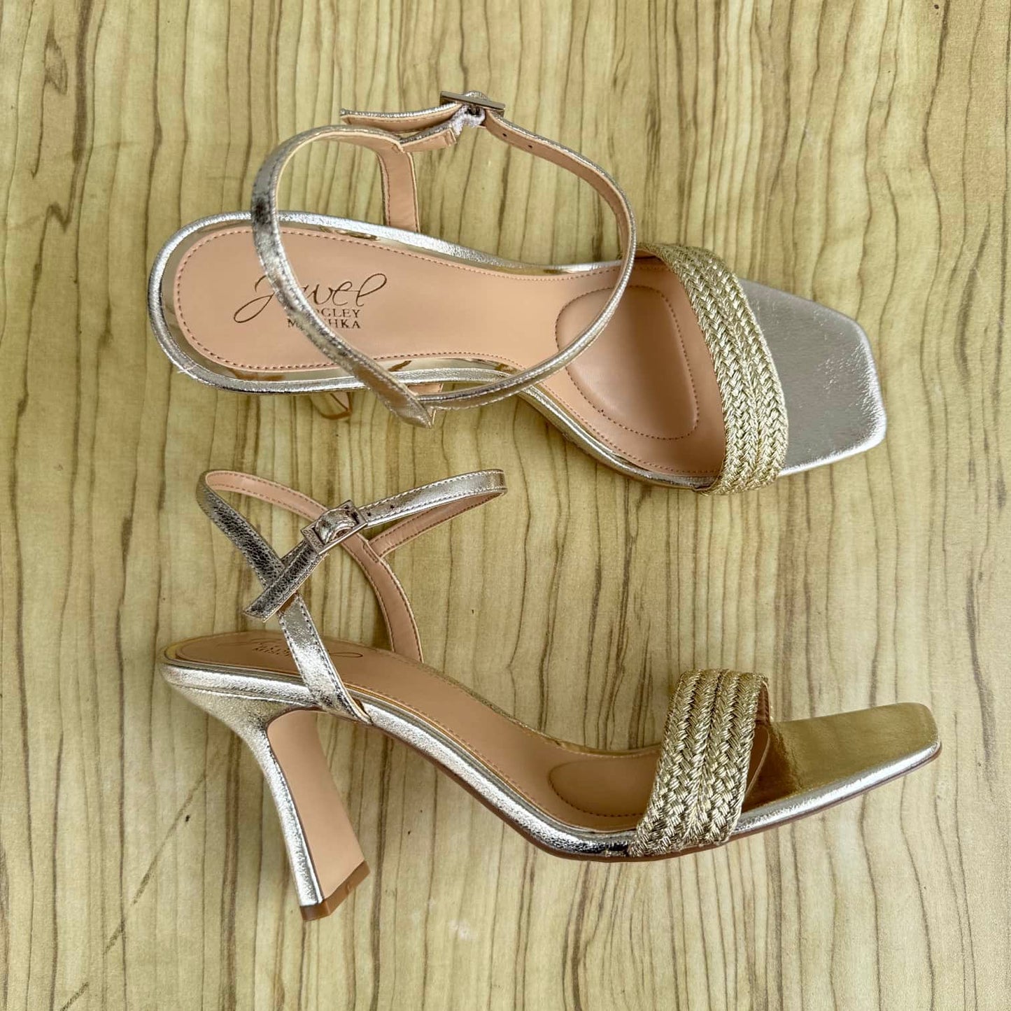 Jewel Badgley Mischka Ankle Strap Sandal - Size 41