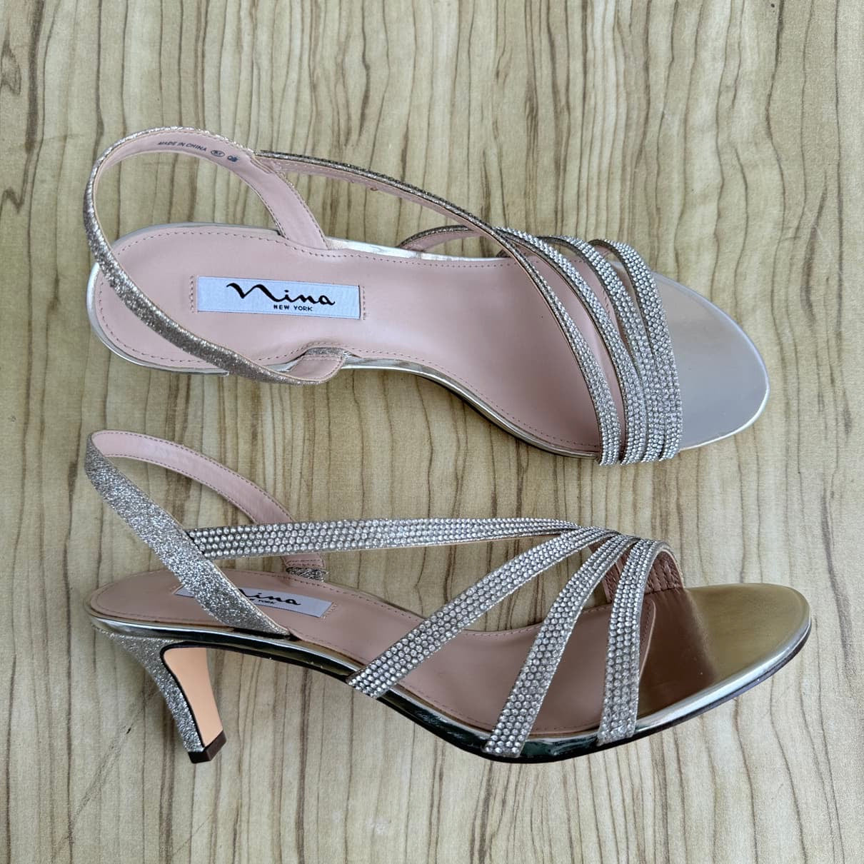 Nina Kitten Heel Slingback Sandal - Size 42