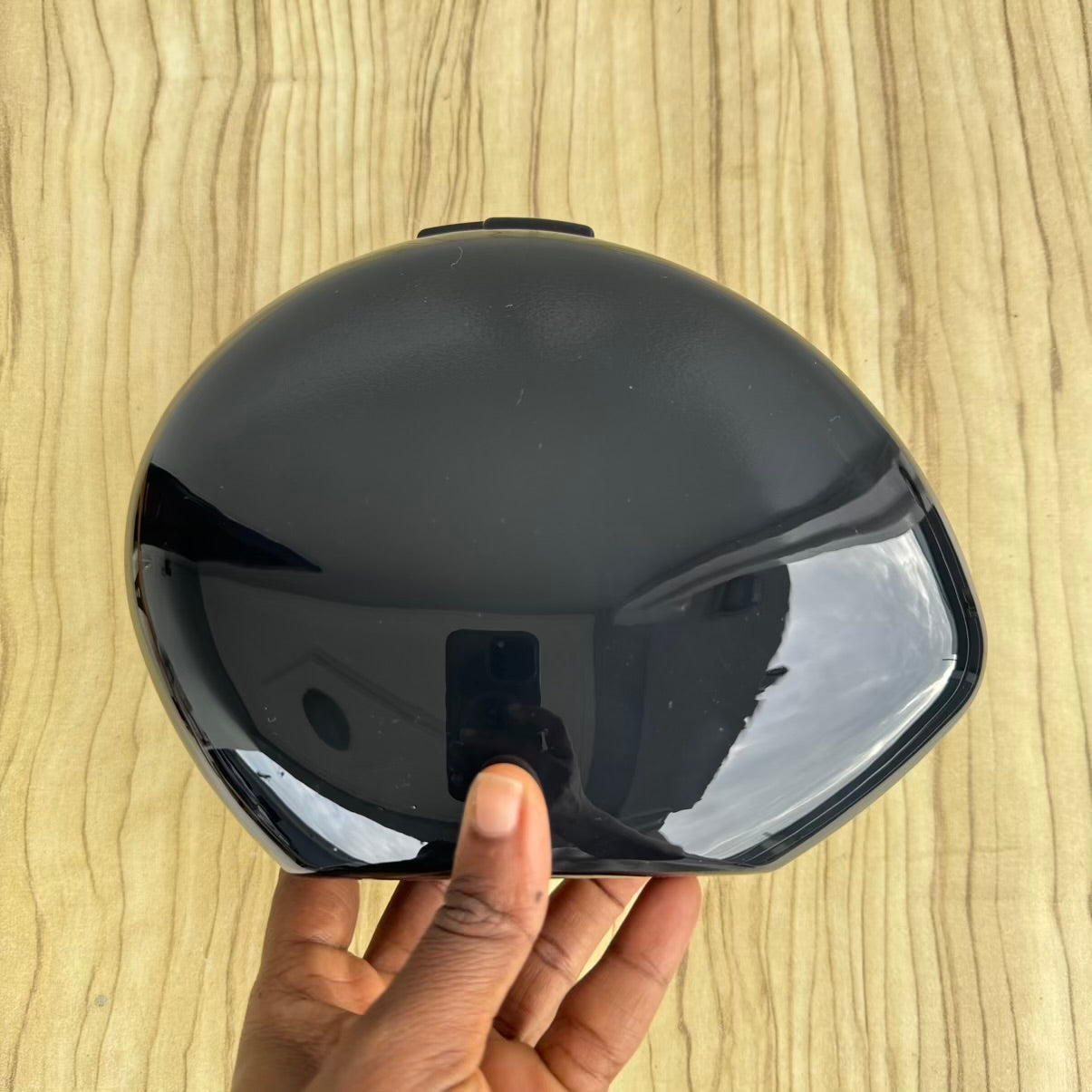 Acrylic Concave Oval Shaped Party Mirror Clutch Purse