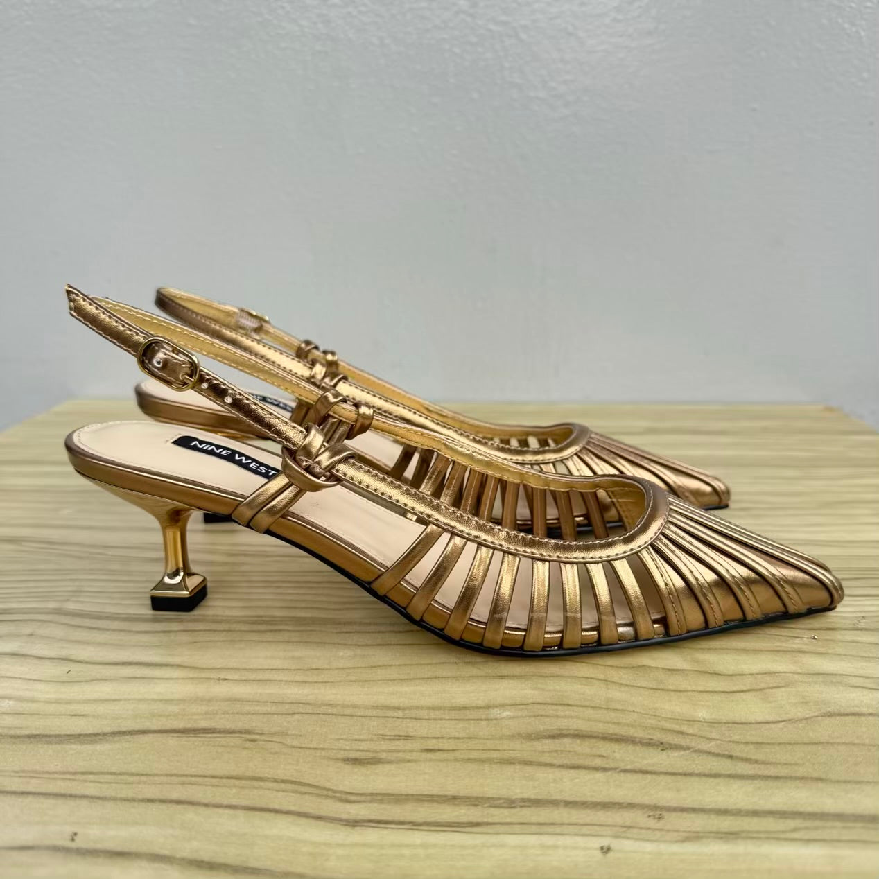 Nine West Whitt Kitten Heel Slingback Shoe
