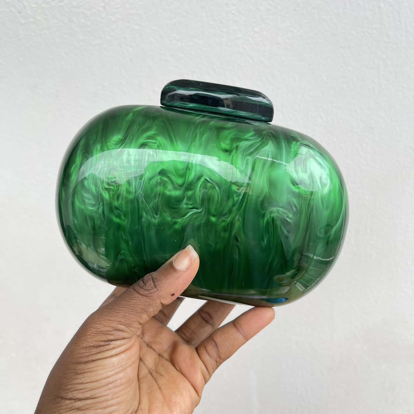 Oval Mini Acrylic Clutch