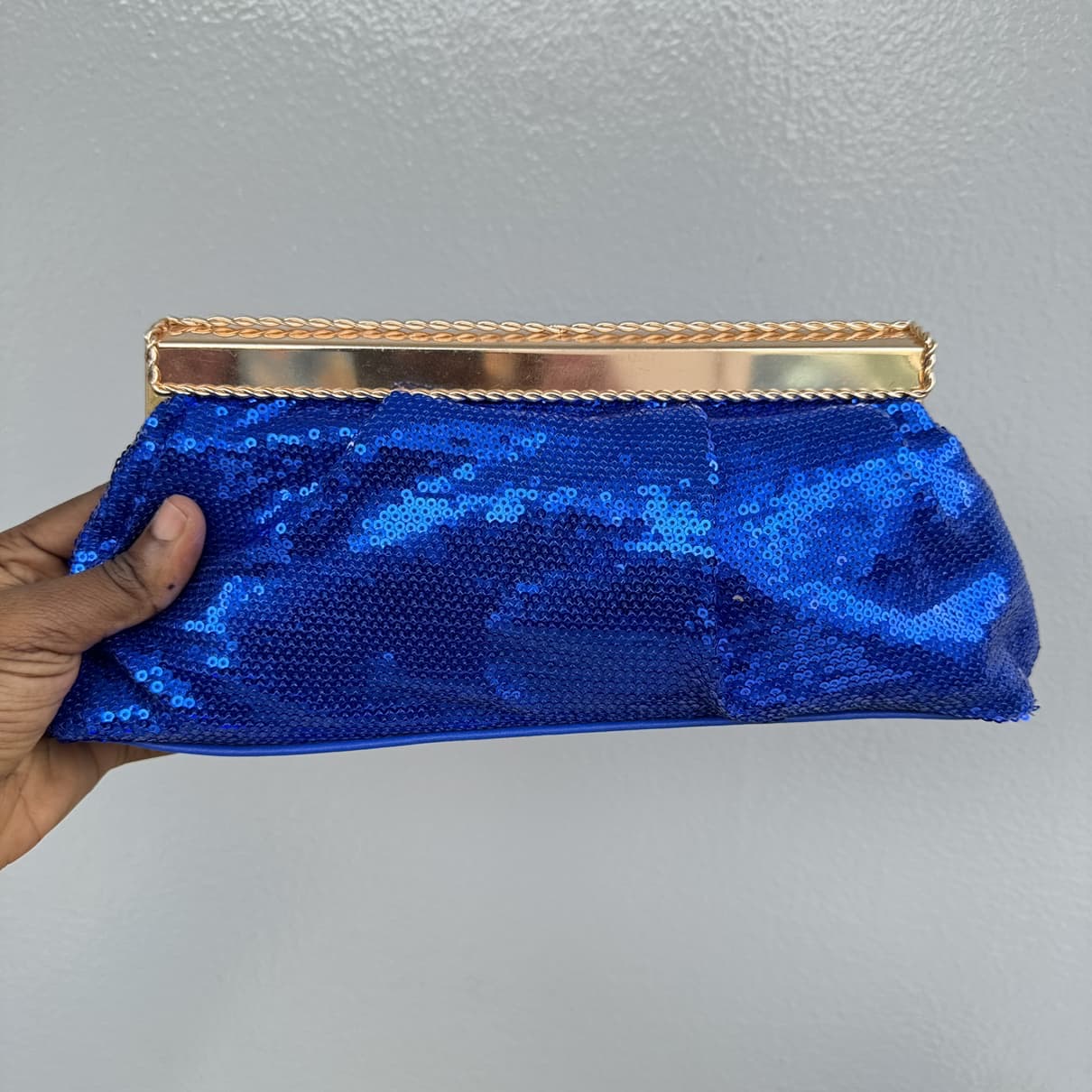 Sequin Pillow Clutch