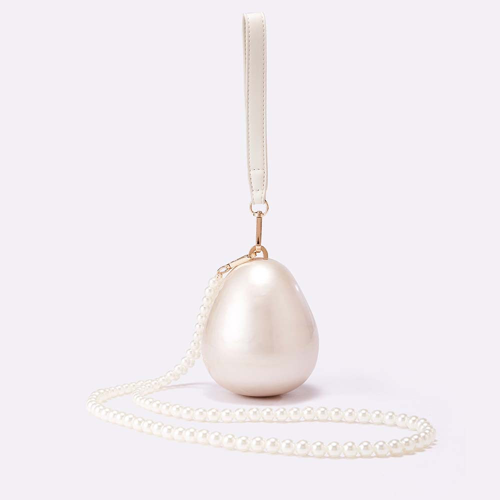 Egg Shape Mini Acrylic Clutch Purse