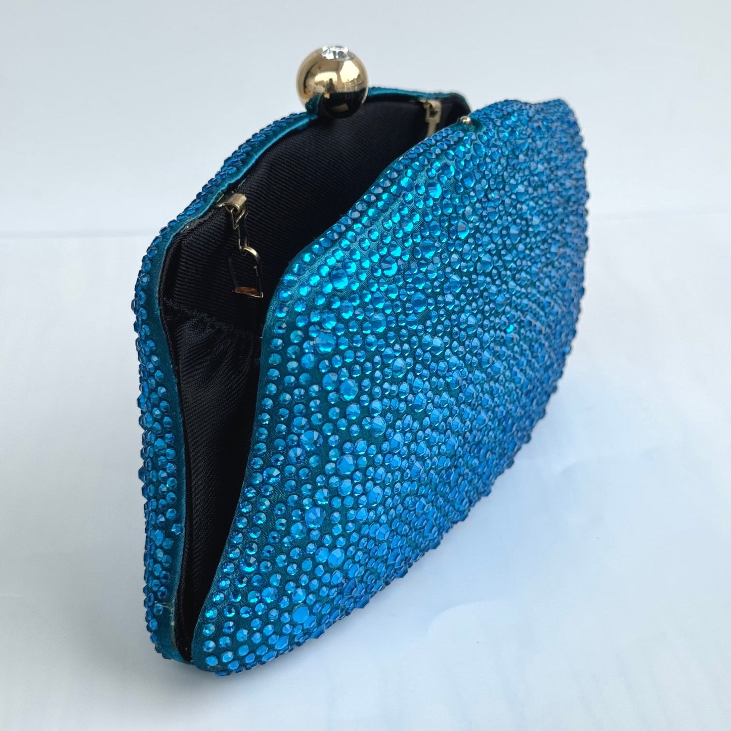 Crystal Embellished Clutch Purse