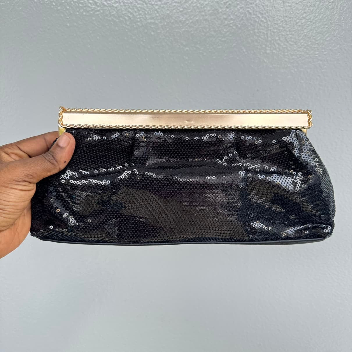 Sequin Pillow Clutch