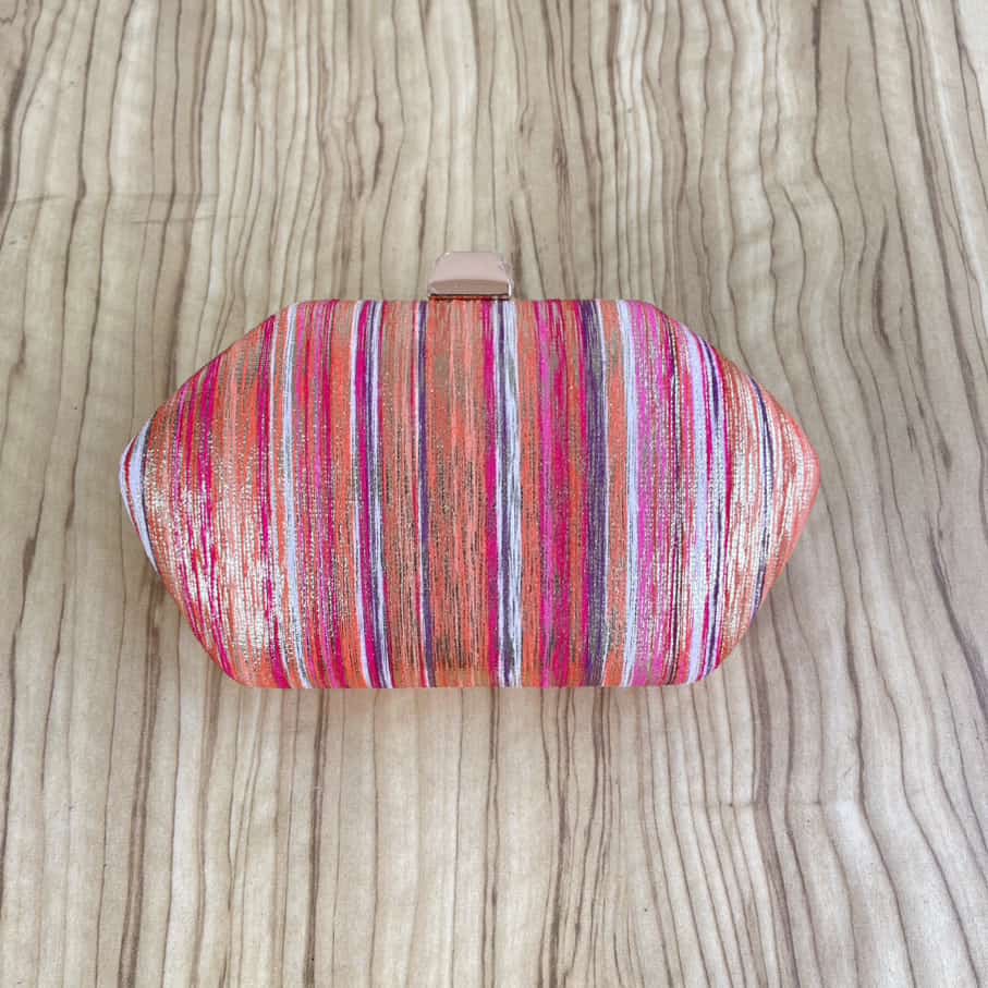 Colourful Fabric Clutch Purse