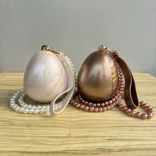 Egg Shape Mini Acrylic Clutch Purse