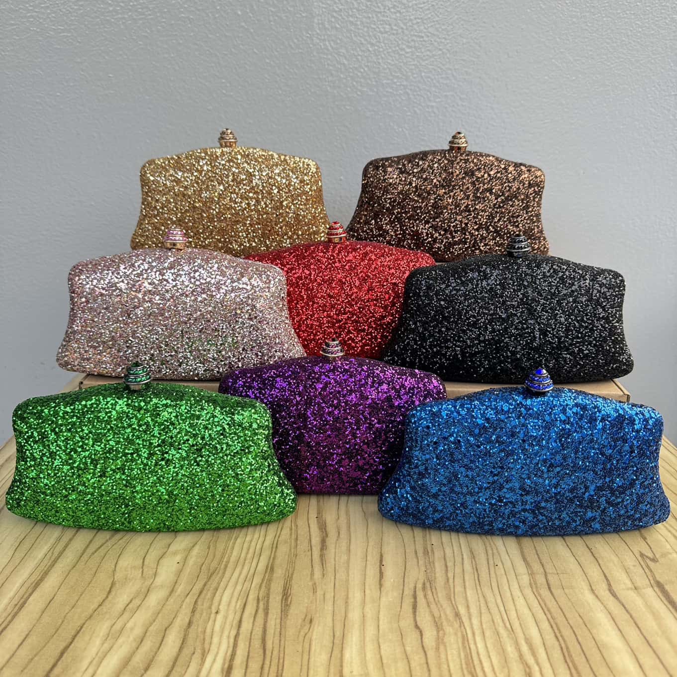 Party Glitter Clutch Purse