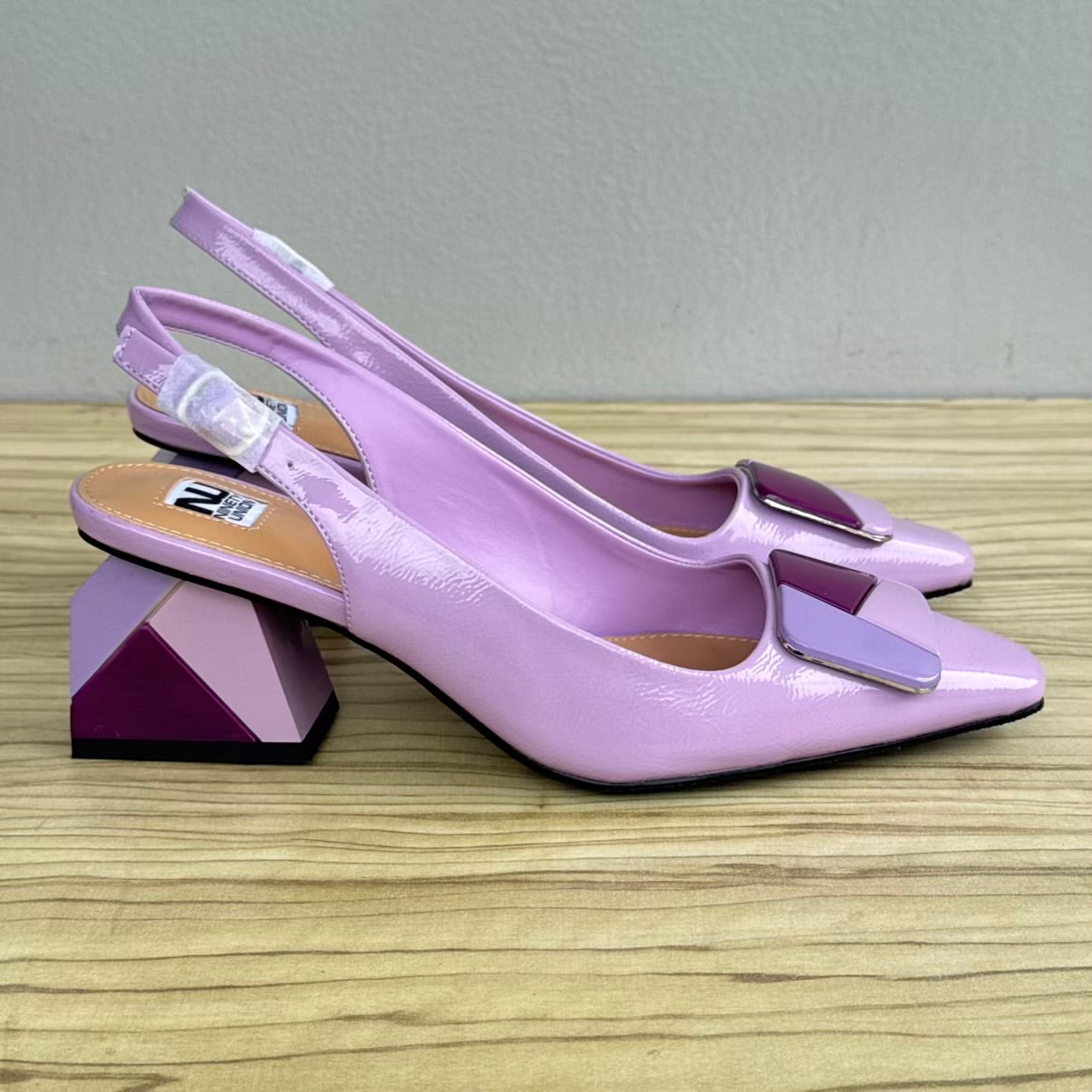Ninety Union Block Heel Slingback Shoe - Size 39, 41