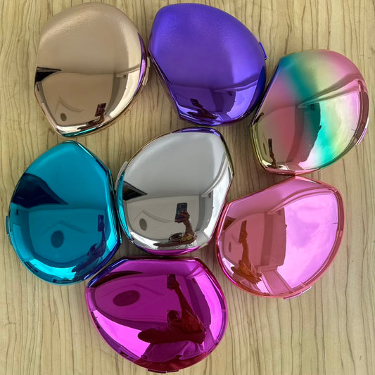 Acrylic Concave Oval Shaped Party Mirror Clutch Purse