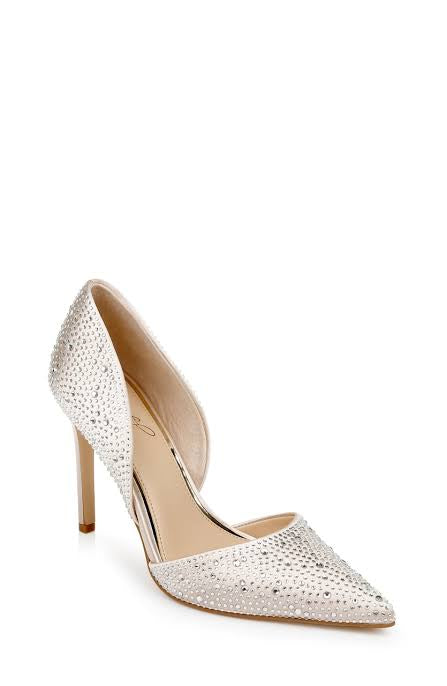 Jewel Badgley Mischka Justise D’Orsay Pointed Toe Heeled Pumps