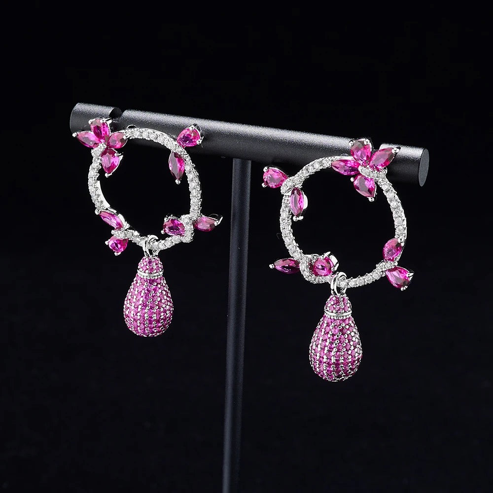 Dainty Butterfly Detail Cubic Zirconia Earrings
