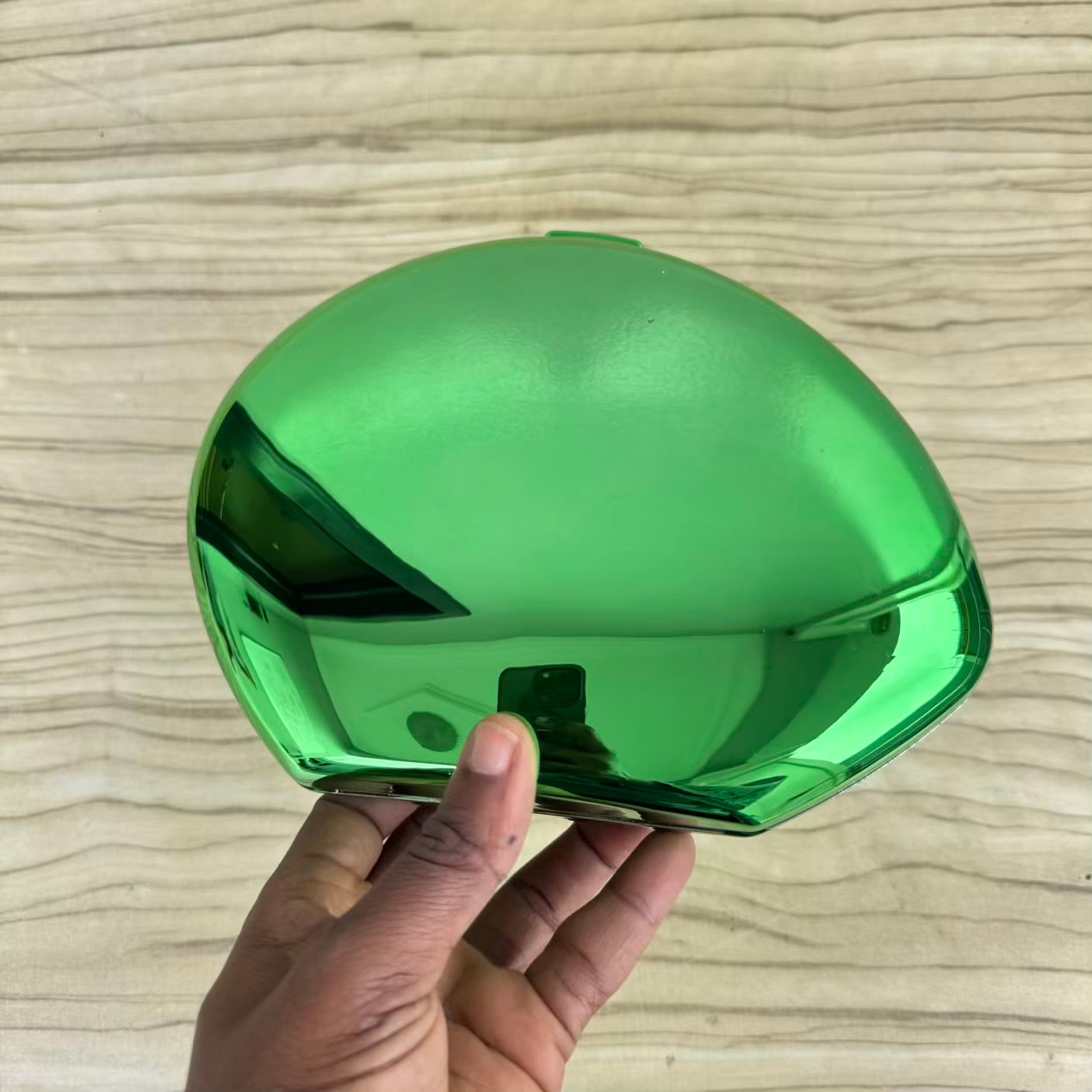 Acrylic Concave Oval Shaped Party Mirror Clutch Purse
