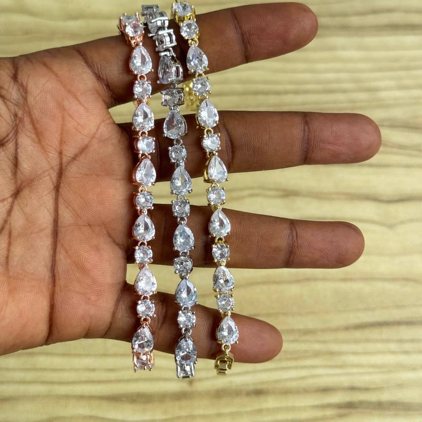 Cubic Zirconia Bridal Tennis Bracelet