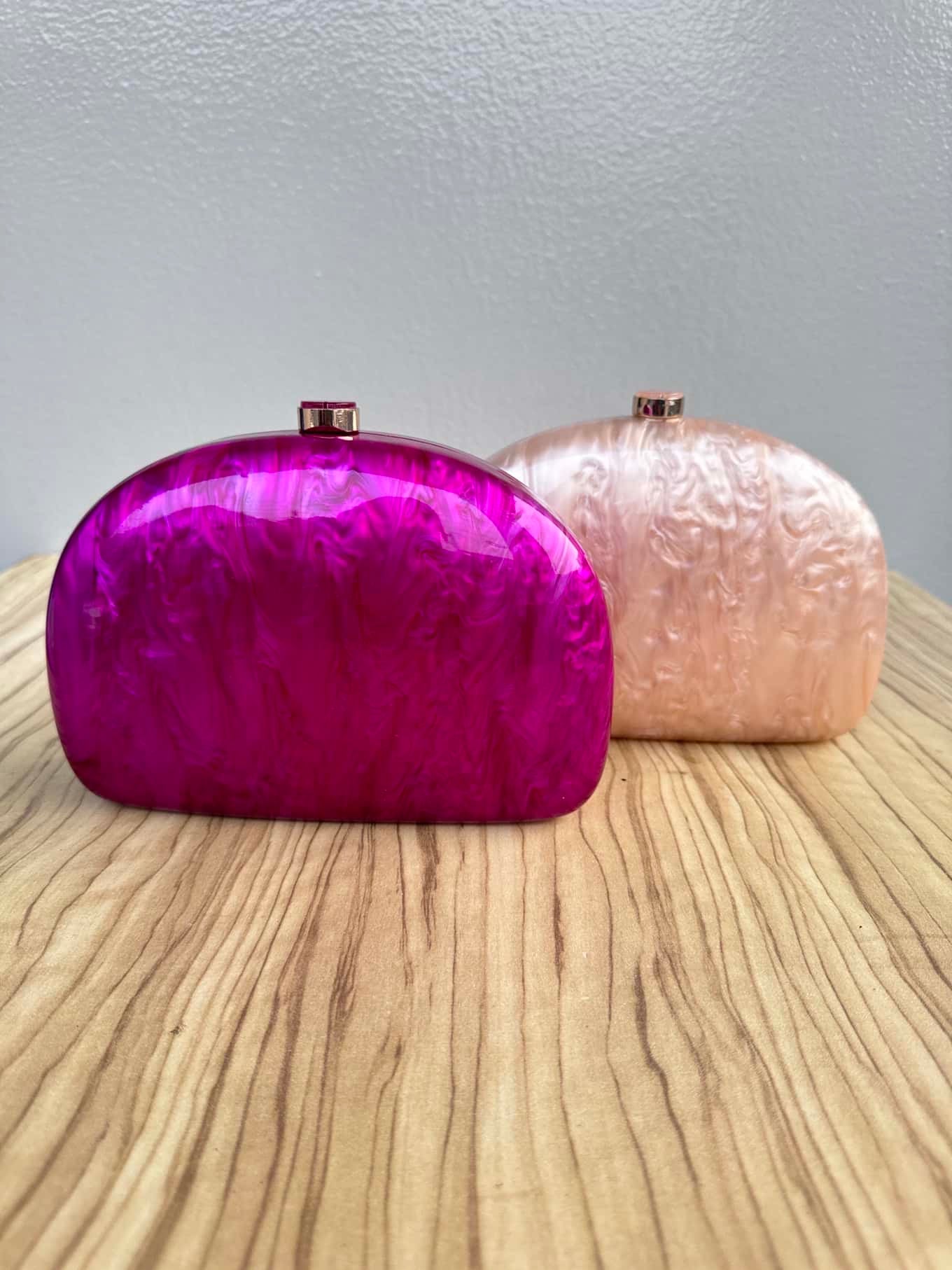 Half Moon Acrylic Clutch