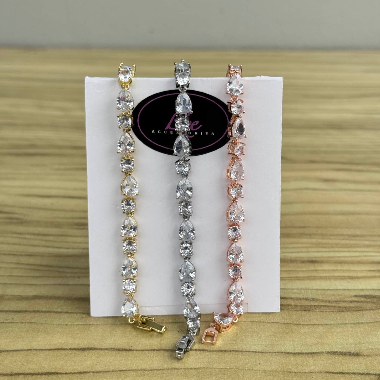 Cubic Zirconia Bridal Tennis Bracelet