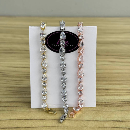 Cubic Zirconia Bridal Tennis Bracelet