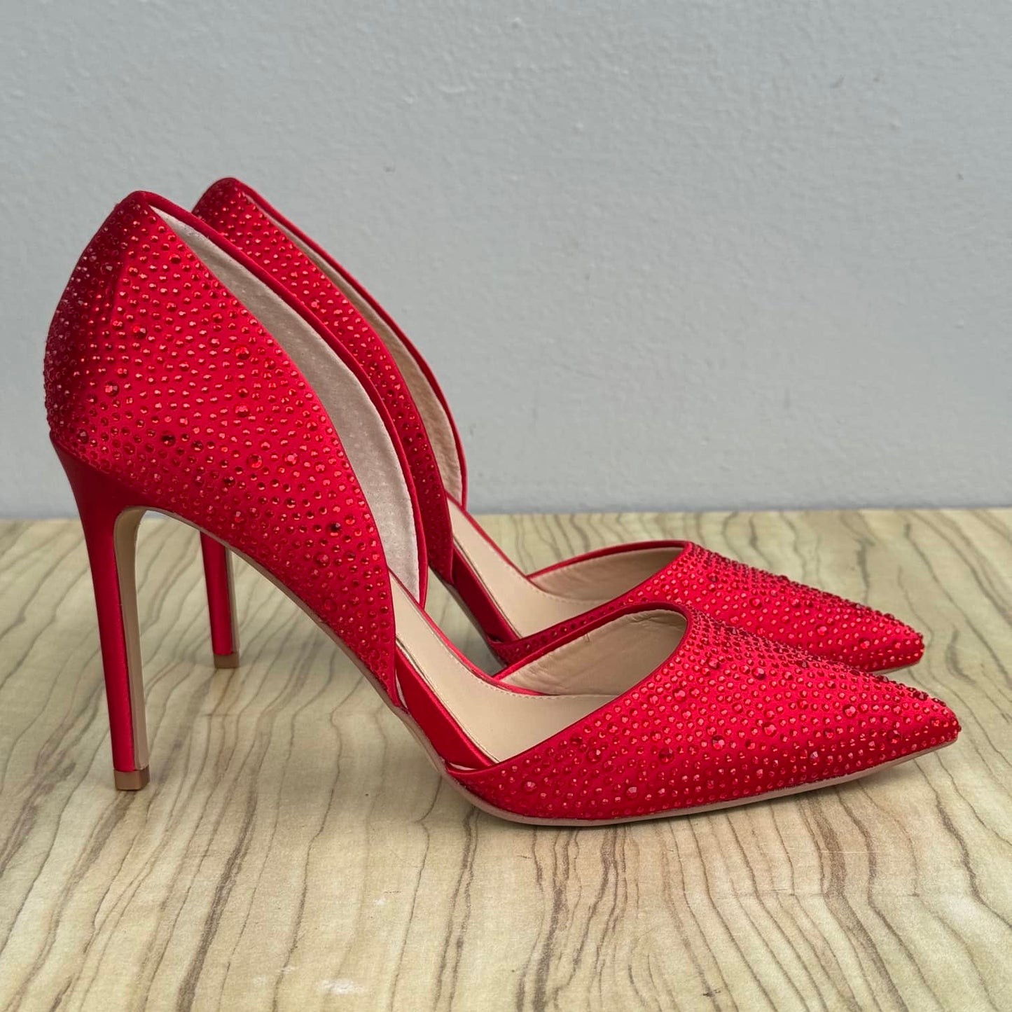 Jewel Badgley Mischka Justise D’Orsay Pointed Toe Heeled Pumps