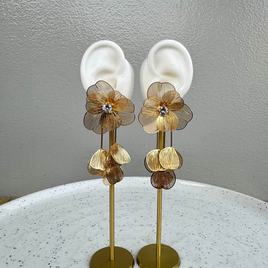 Statement Drop Flower Earring