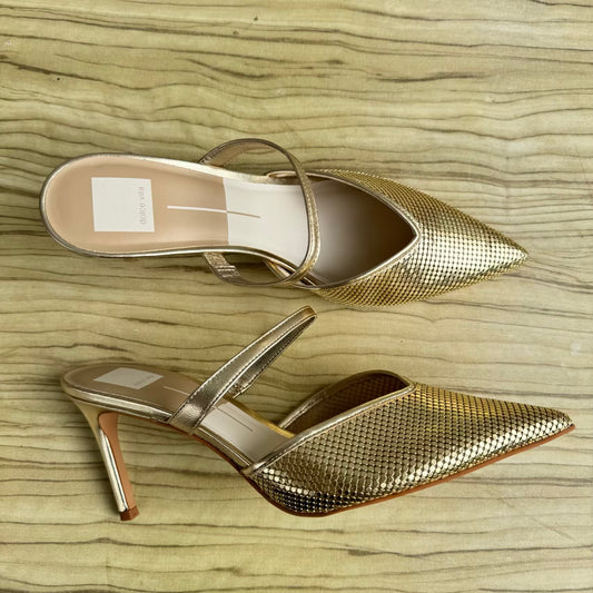 Dolce Vita Kanika Mesh Pointed Toe Heeled Half Shoe