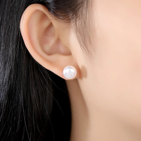 Pearl Stud Bridal Earrings