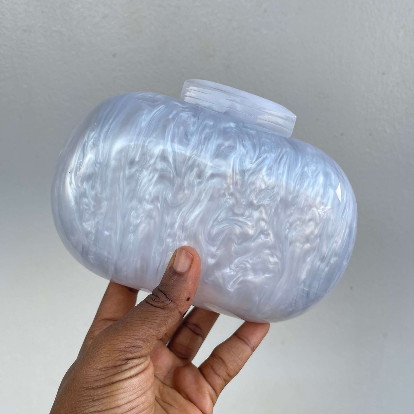 Oval Mini Acrylic Clutch