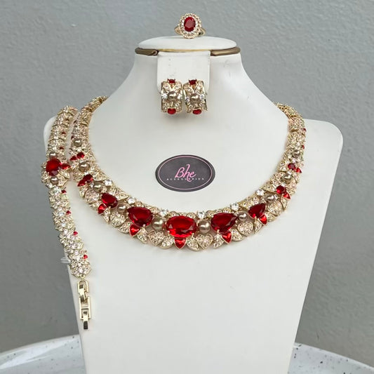 Statement Occasion Cubic Zirconia Jewelry Set