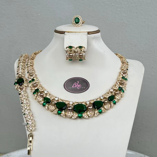 Statement Occasion Cubic Zirconia Jewelry Set