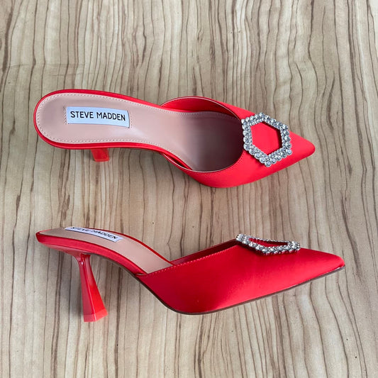 Steve Madden Brooch Pointed Toe Mule - Size 38.5