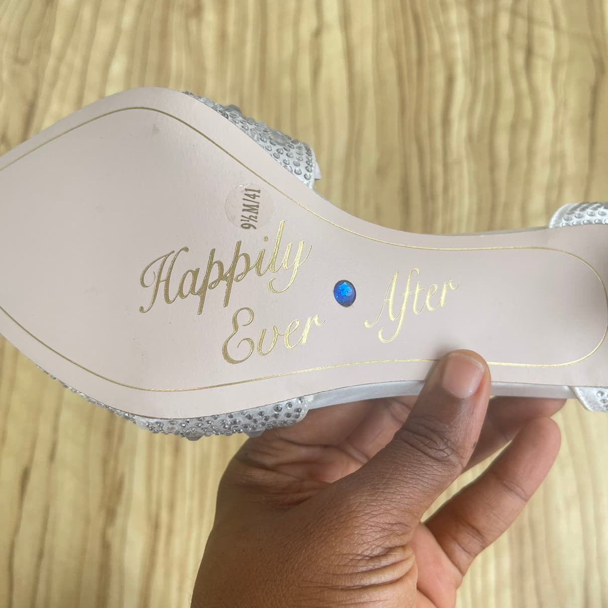 Bridal Embellished Cross Strap Pointed Toe Embellished Shoes