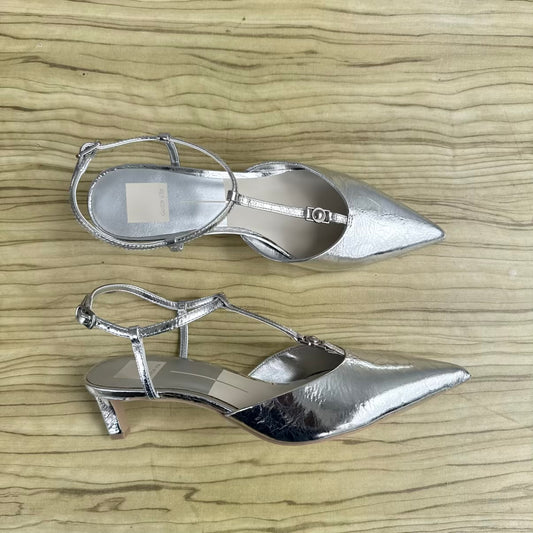 Dolce Vita Lavon T Strap Pointed Toe Kitten Heel Shoe