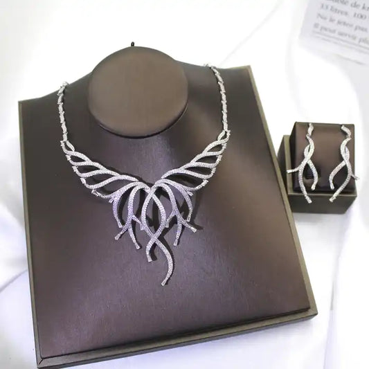 Luxury Occasion Cubic Zirconia Complete Jewelry Set