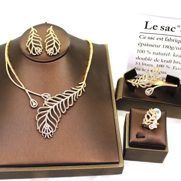 Luxury Occasion Cubic Zirconia Complete Jewelry Set