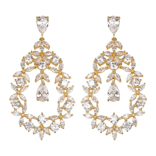 Cubic Zirconia Small Drop Earrings