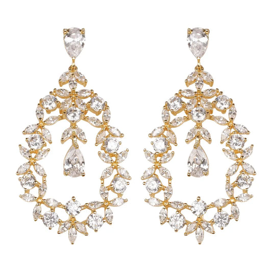 Cubic Zirconia Small Drop Earrings