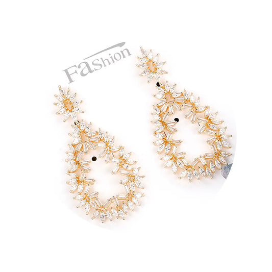 Cubic Zirconia Small Drop Earrings