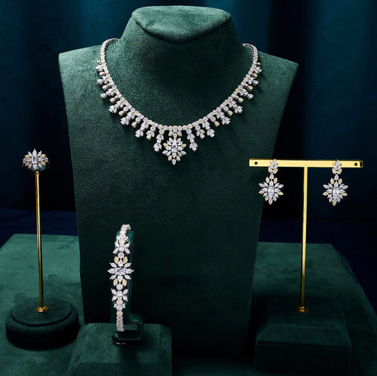 Luxury 4 Piece Drop Jewelry Set